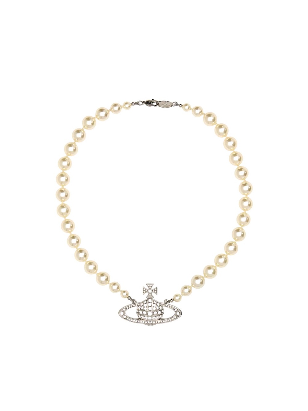 Vivienne Westwood Orb-motif pearl necklace - Picture 2 of 5